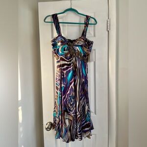 Beaded Peacock Dress